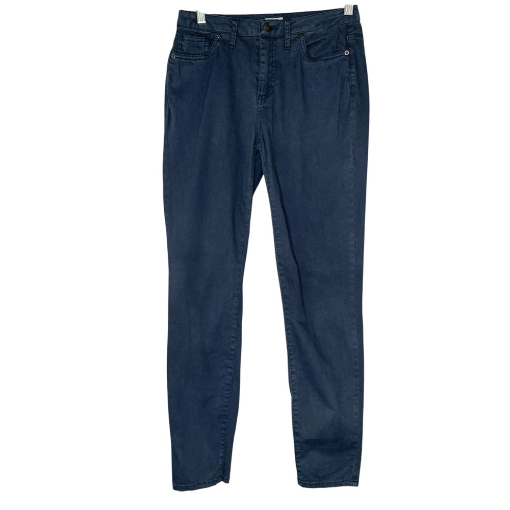 Faherty gray blue stretch five pocket straight leg‎ pant. Size 27